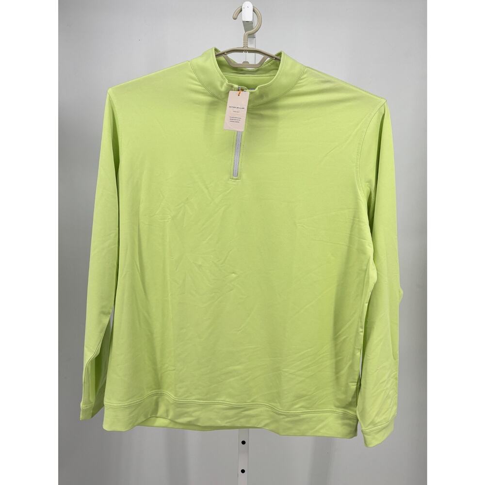 Peter Millar Crown Crafted Perth Mélange Performance Quarter-Zip Jacket Mens 2XL